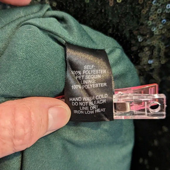 Lulu's green sequence mini dress - Picture 7 of 12